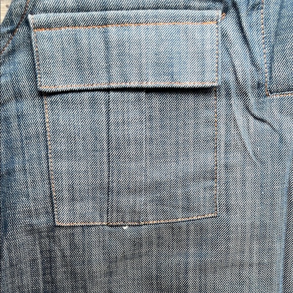 Montesinos Blue Sleeveless Denim Dress - Picture 3 of 6